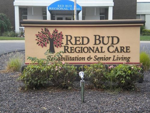 exterior building sign red bud il